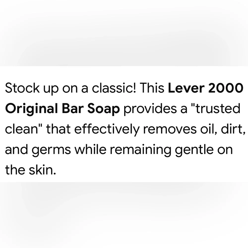 Lever 2000 Original Bar Soap Bundle Lot 6 Pack 4 oz each NEW Blue White Package